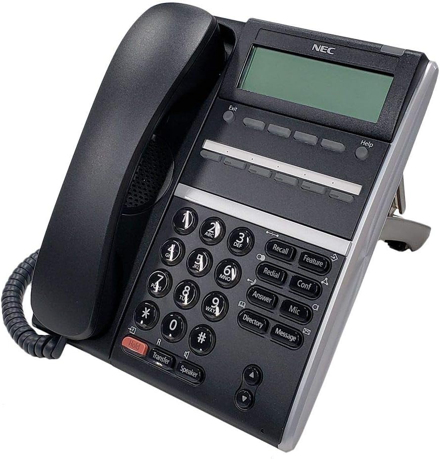 NEC DTZ-6DE-3(BK) TEL ~ DT410 Digital 6 Button Display Endpoint Phone, Stock# 650001