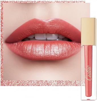 Oulac Metallic Diamond Shine Liquid Lip Gloss - Glitter Glossy for Lip & Eye, Long Lasting 24H & Waterproof, Lightweight Lip Stain, 3D Metallic Finish, No Transfer, Vegan, 4.5ml,MD05 Loose Control