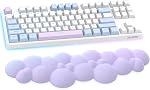 Gaming Keyboard Wrist Rest Pad,Memory Foam Keyboard Palm Rest, Ergonomic Hand Rest,Wrist Rest for Computer Keyboard,Laptop,Mac,Lightweight for Easy Typing Pain Relief-Gray