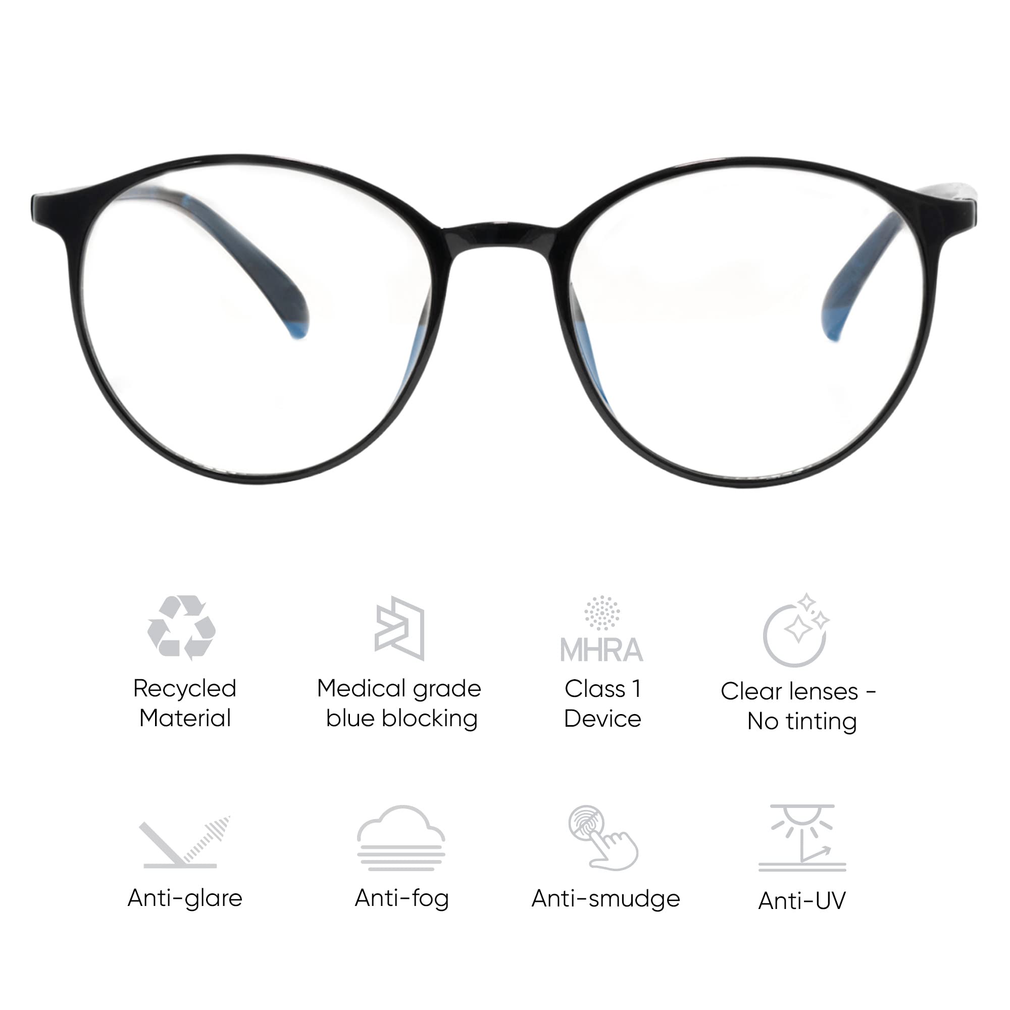 Ocushield Blue Light Blocking Glasses Prevent Eye Strain from Digital Devices | Developed by Optometrists | For Adults & Kids