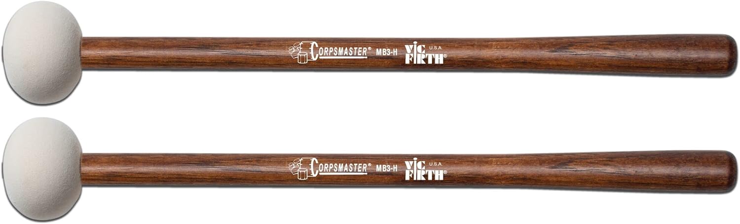 Vic Firth Corpsmaster Bass Mallet - Large Head - Hard