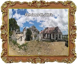 Fort James St. John's Antigua and Barbuda Refrigerator Magnet 3D Travel Souvenir Fridge Decoration Magnetic Sticker Craft Collection