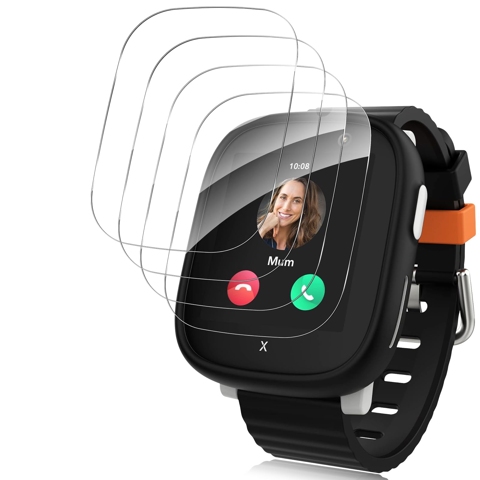 Yenwen Schutzfolie für Xplora X6 Play für Panzerglas, 4 Stück Schutzglas Wasserdichtes Gehärtetes Glas Folie, Anti-Scratch Displayschutzfolie, Ultradünne Blasenfreie Displayschutz