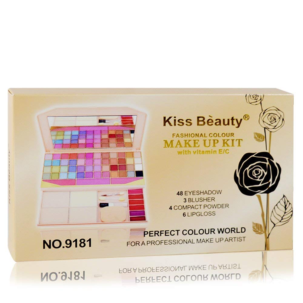 Kiss Beauty Ads Fashion Colour Make-Up Kit 32 Color Eye Shadow Laptop - Multi-Coloured 2