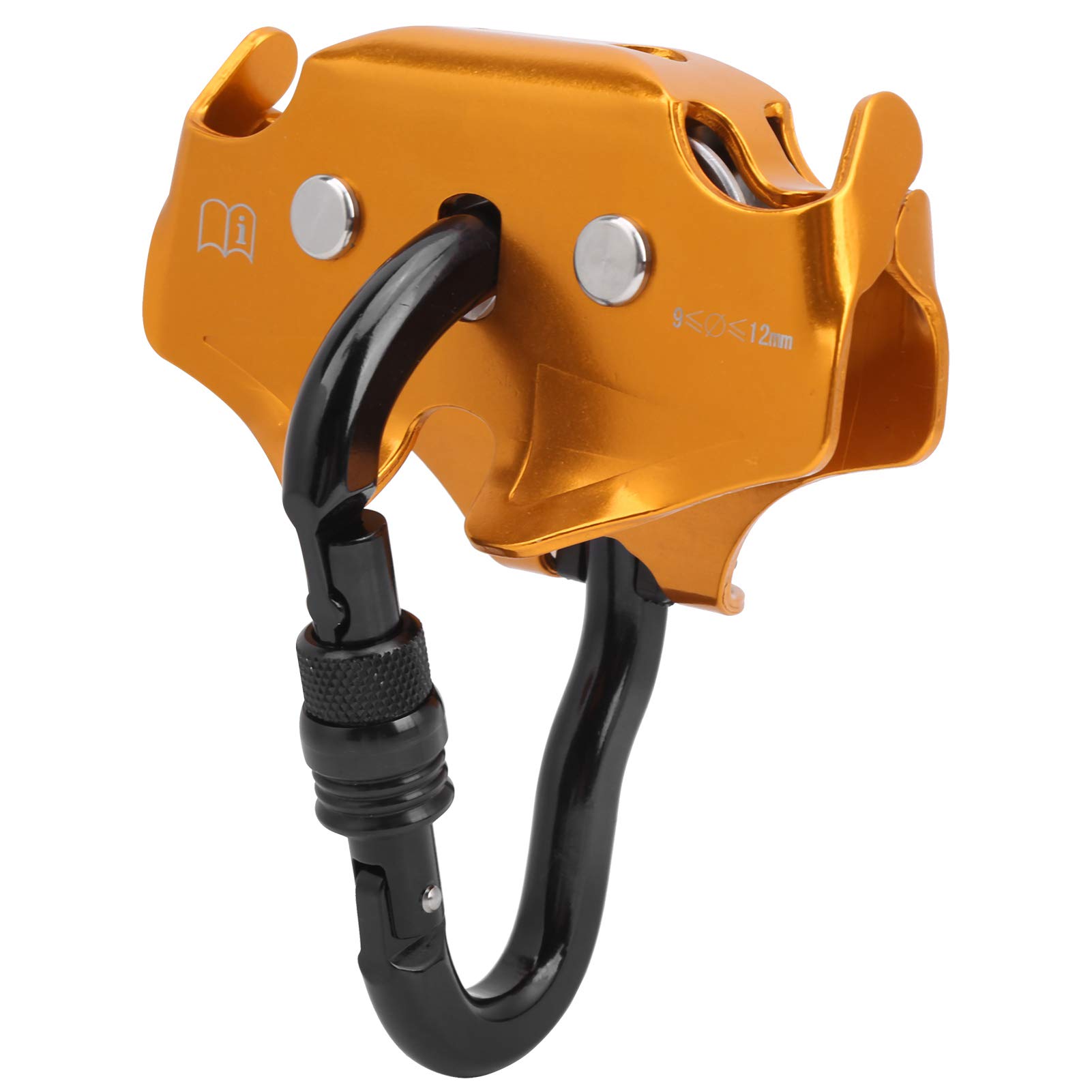 RiToEasysports de Polea Doble 20KN, de Polea de Cuerda de Aleación de Aluminio y Magnesio para Escalada en Roca, Montañismo, Rescates, Protección de Ingeniería, Trabajos de Construcción de