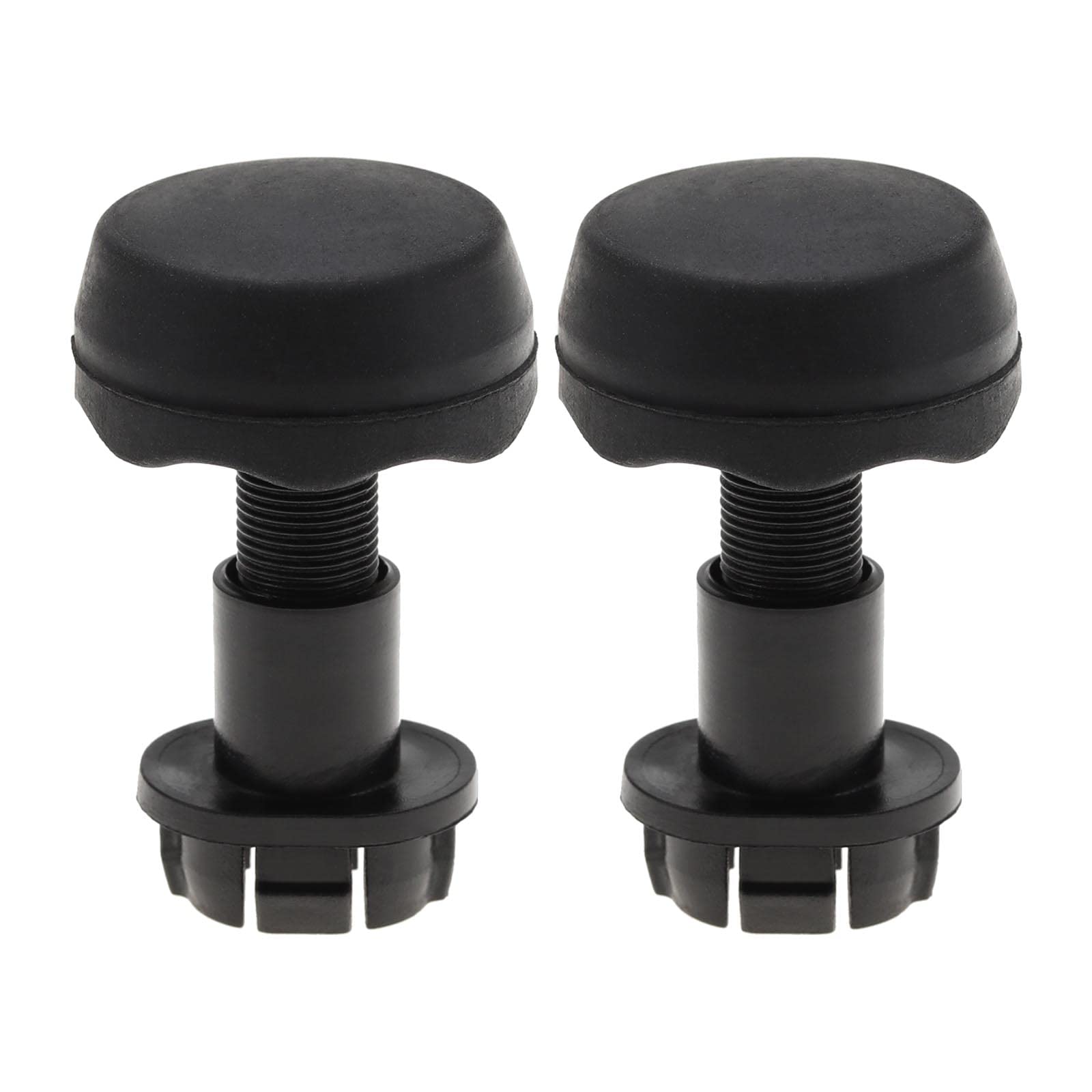 Paraurti in gomma per cuscino di arresto cofano di ricambio, compatibile con C-Max Edge Escape Focus Transit CV6Z16758A, nero