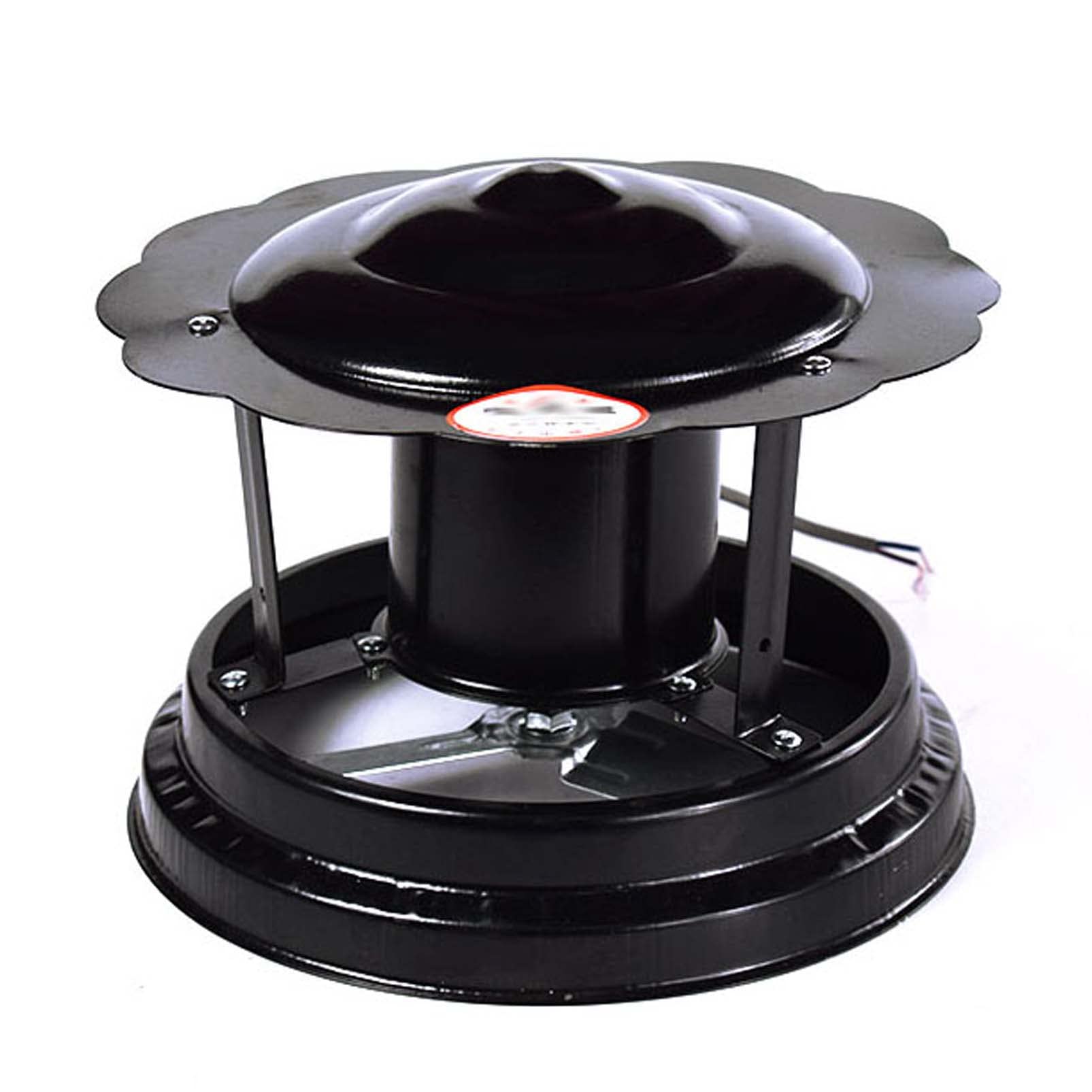 Ventilateur de cheminée 100W en acier robuste pour une sécurité incendie optimale