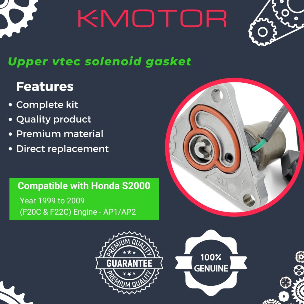 Amazon.co.jp: 上部VTECソレノイドガスケット。Honda S2000 AP1 AP2