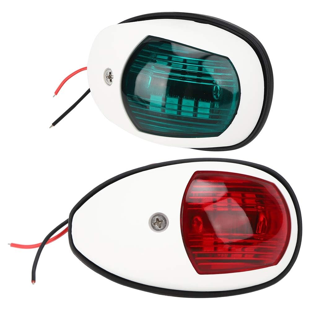 VGEBY Luce di Navigazione Marina da 2 Pezzi, Luci di Navigazione per Apparecchiature Elettriche IP66 Luce per Yacht per Luci di Via per Barca LED Luci di Via per Barca LED Luci di Via per Barca LED