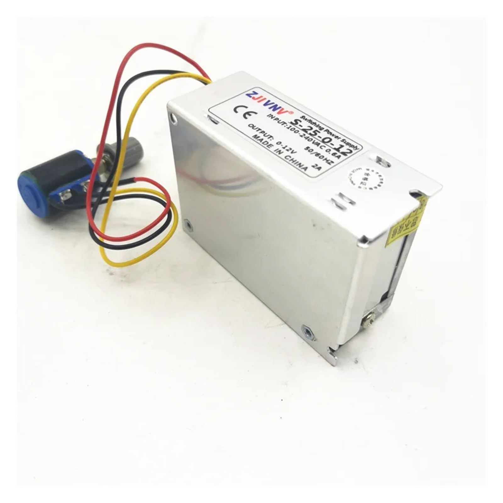 Zasilacz przełączany napięcie regulowane 25 W AC 100-240 V do DC 0-12 2 A z wyświetlaczem dla urządzeń elektrycznych HJS-25-0-12