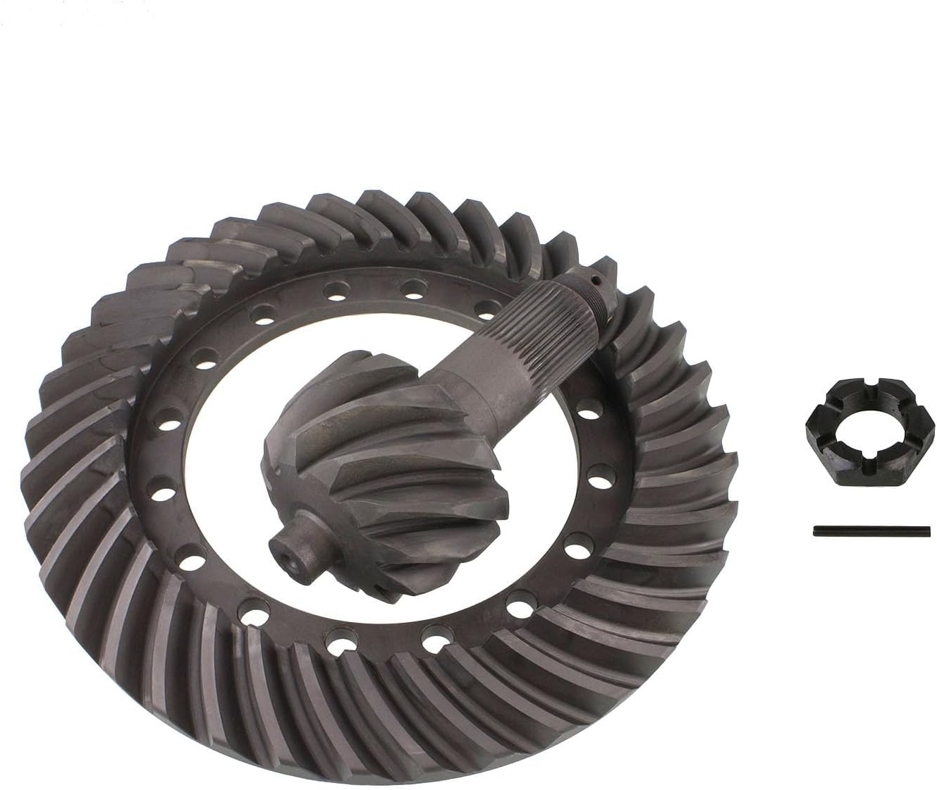 World American 127265 Differential Ring & Pinion For DS381/DS401/DS341 Axles Gear Ratio 3.36, 41 Spline 11 Pinion & 37 Ring Tooth Fits DS402/DS403/451 Series Replaces Eaton 217980 Newstar EAR-217980