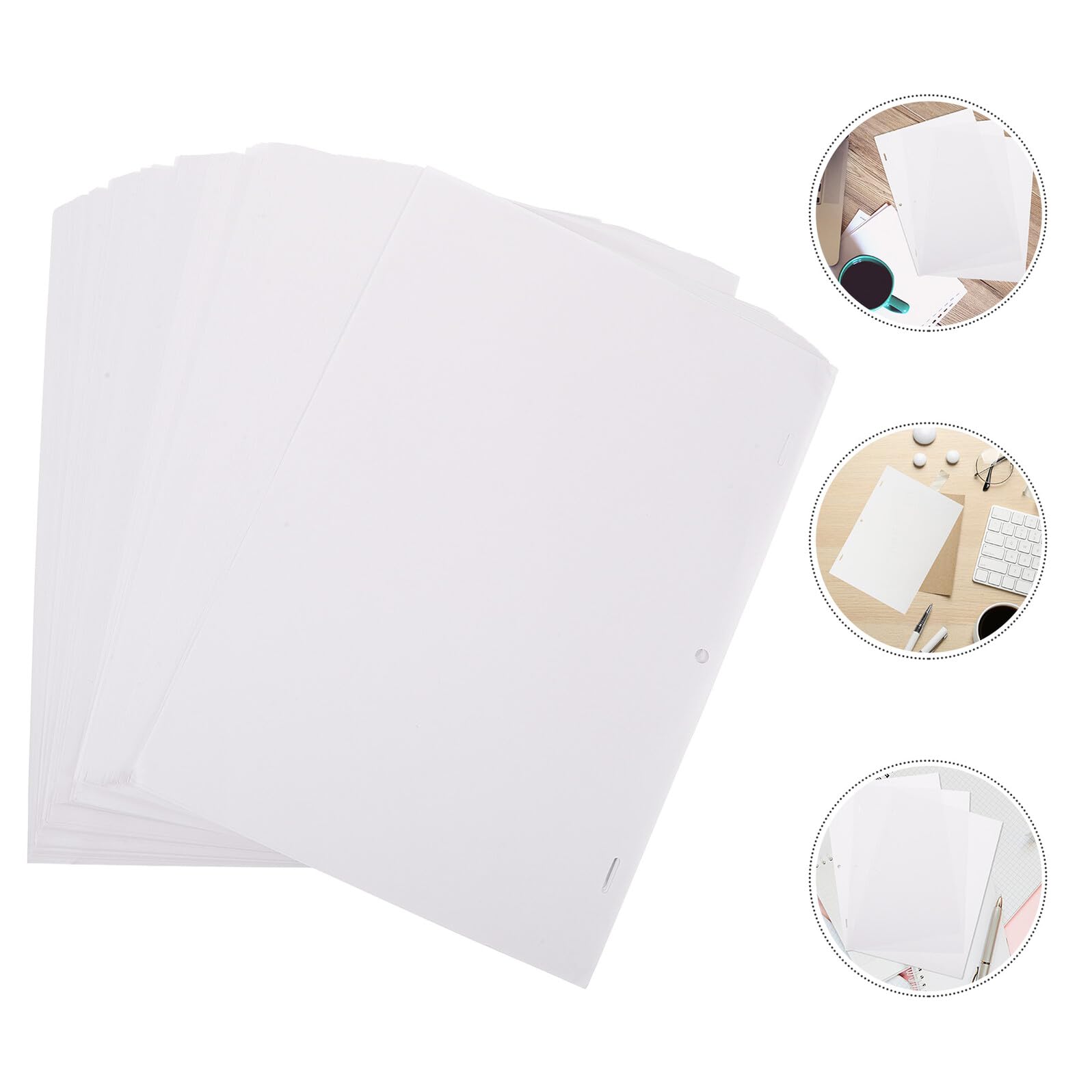 Alipis Feuilles de Papier à Croquis Blanc Papier Épais Polyvalent Lot de 200 pour Animation pour Graffiti et Travaux Manuels, pour Étudiants en Dessin