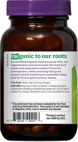 Miniatura 3 de Oregon's Wild Harvest Suplemento de hierbas orgánicas de malvavisco, 90 unidades