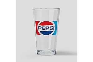 90s Pepsi Logo Pint Glass, 16oz. Drinking Glass