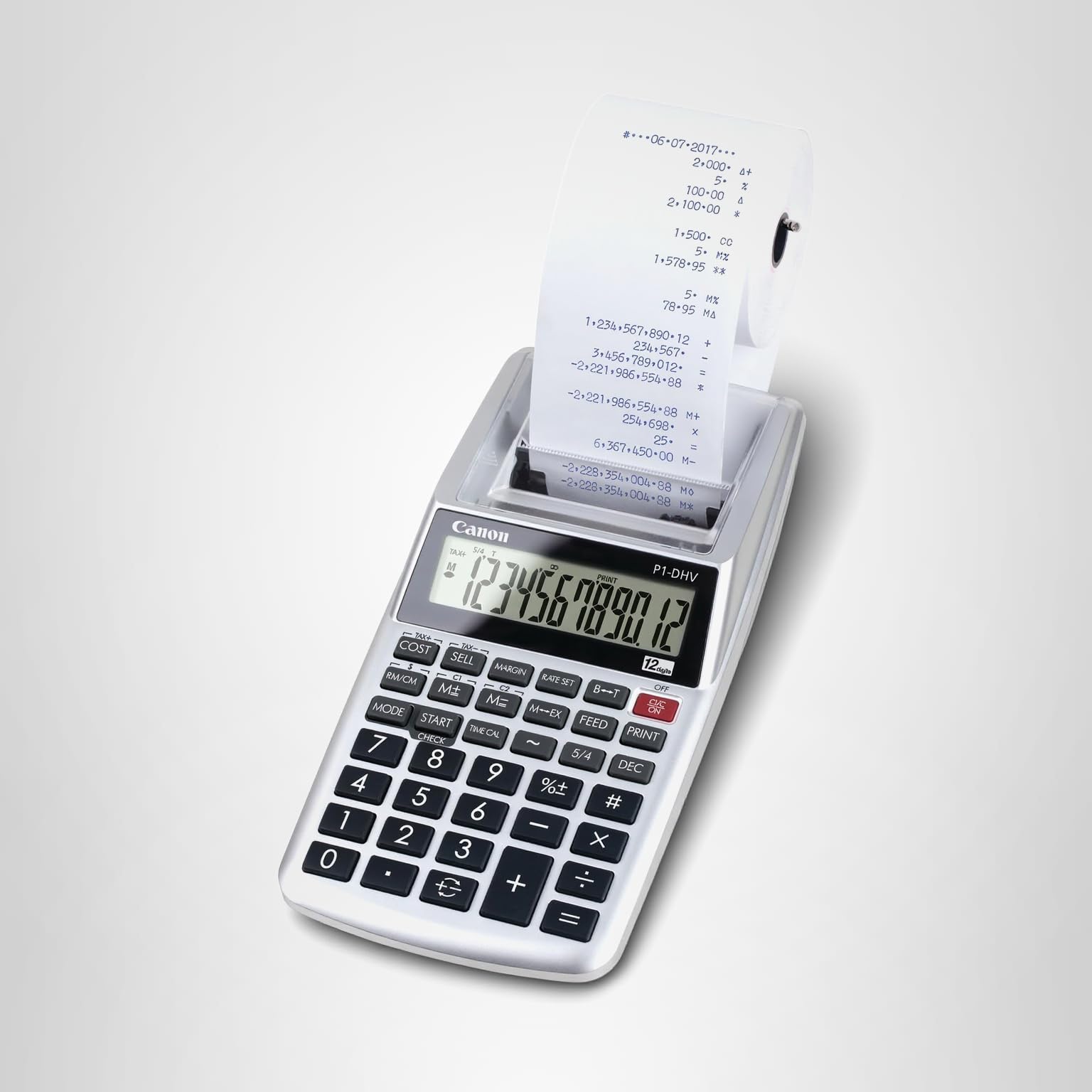 Amazon | P1-DHV-3 PRINTING CALC | プリンタ電卓 | 文房具・オフィス用品