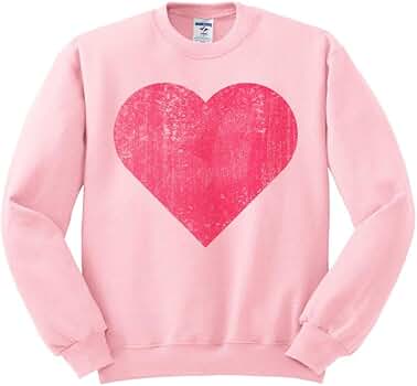 【GRAVER】25SS★ Flower Heart Sweatshirt Amazon.com: Watercolor Heart Sweatshirt, Heart Printed