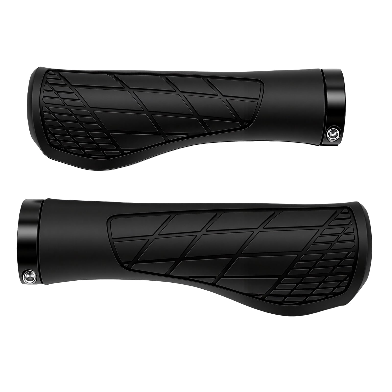 Ejoyous Manopole Ergonomiche per Manubrio della Bicicletta Manopole per Mountain Bike in Gomma Morbida Antiscivolo Ammortizzazione del Palmo Design Elastico per Mountain Bike Pendolari Ciclisti 6 Paia