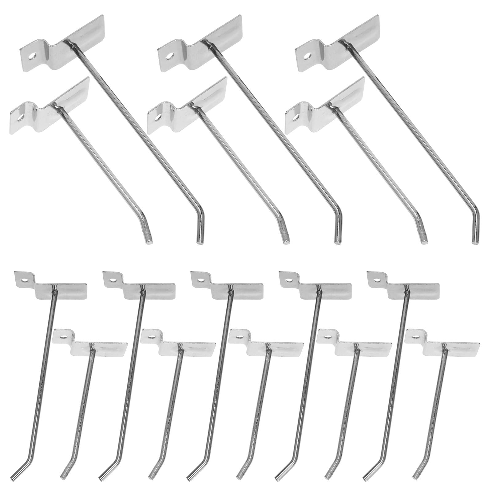Yardenfun 50 Stück Teiliges Haken aus Robustem Wandhaken für Stecktafeln Platzsparendes Design Hohe Tragkraft für Handy Zubehör Einfache Montage für Einzelhandel und Display