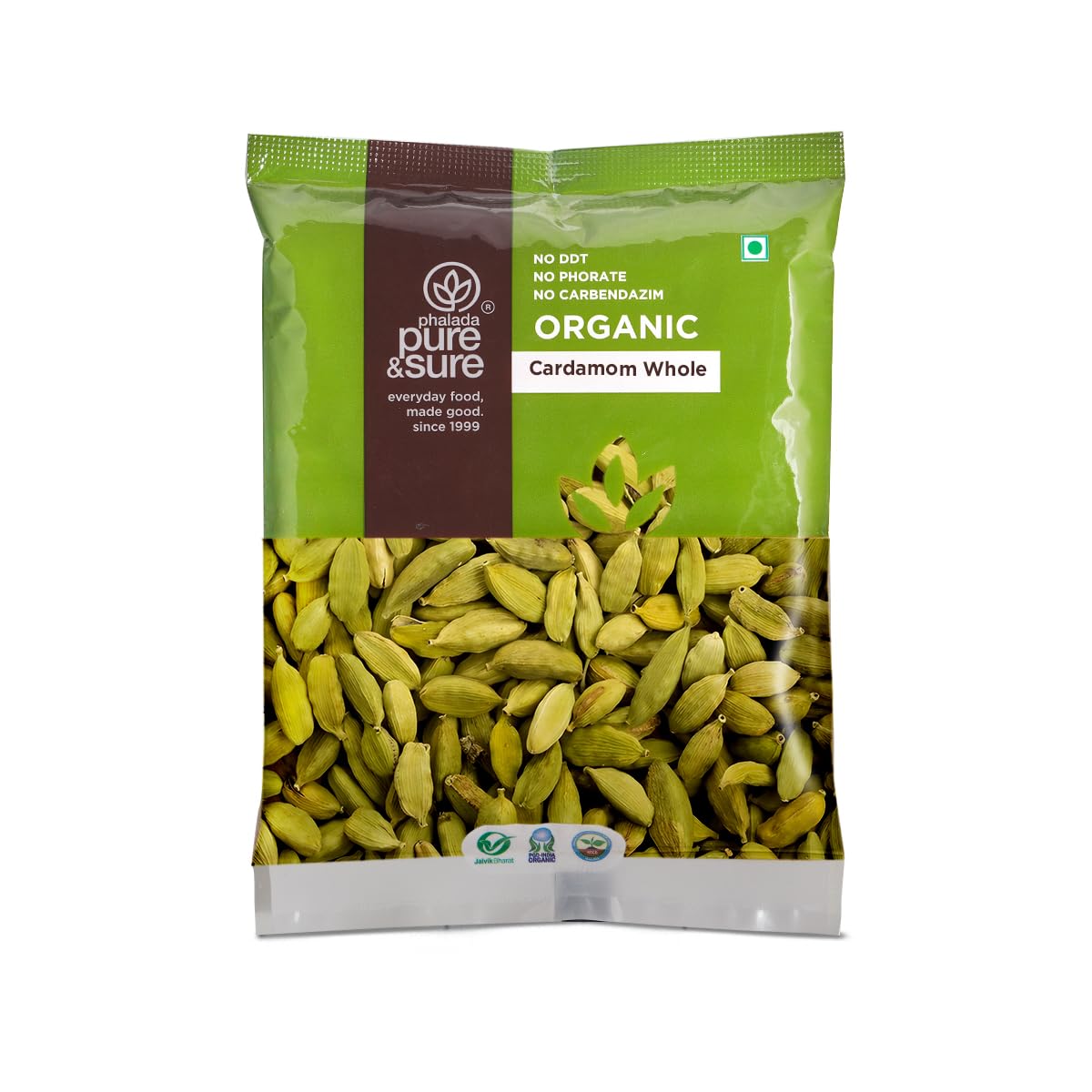 Pure & Sure Organic Pure & Sure Organic Cardamom (Elaichi) 50G | 100% Natural Elaichi Sabut | Rich in Flavour & Aroma | No Artificial Color, No Preservatives (B00M70WSHE) Amazon Price History, Amazon Price Tracker
