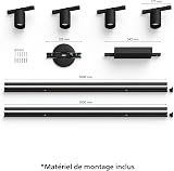 Philips Hue Perifo Straight Ceiling Base kit (4 Spots), Black - 3