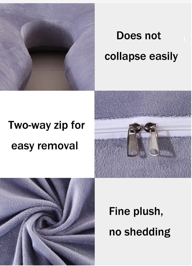 Pregnancy Pillow U-Shaped Maternity Pillow Crystal Velvet Detachable Nursing Pillow, Maternity Lumbar Pillow Nursing Pillow (Color : A3, Size : 140x70cm)