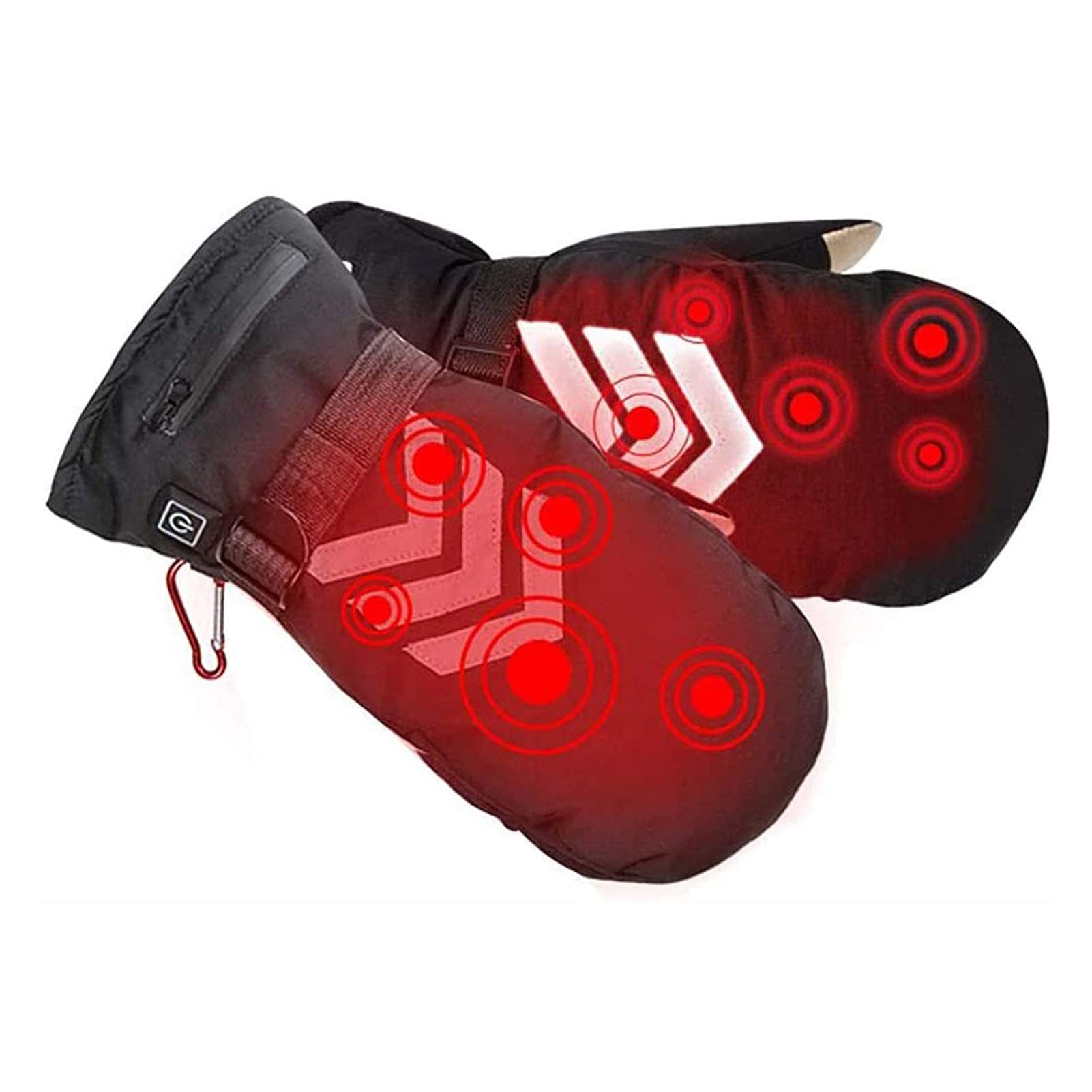 Gants chauffants électriques 7.4V CHEWYNP avec batterie 2200 mAh pour moto et ski