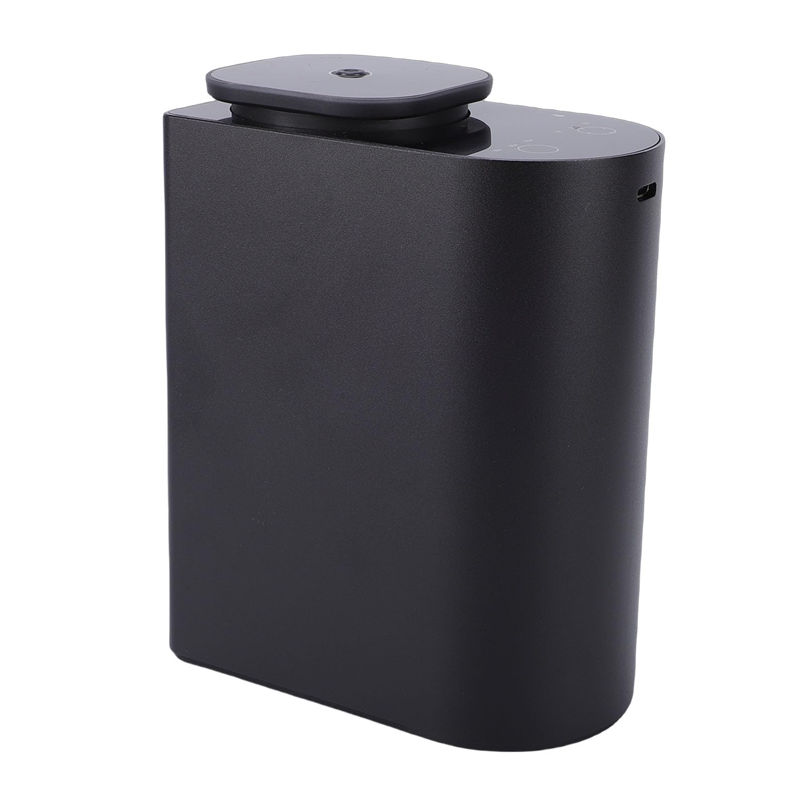 Wasserloser Diffusor für ätherische Öle, 4000 MAh, Tragbare Aromatherapie für Große Räume, Büros, Aluminiumlegierung, 120 Ml (Schwarze Aluminiumlegierung)