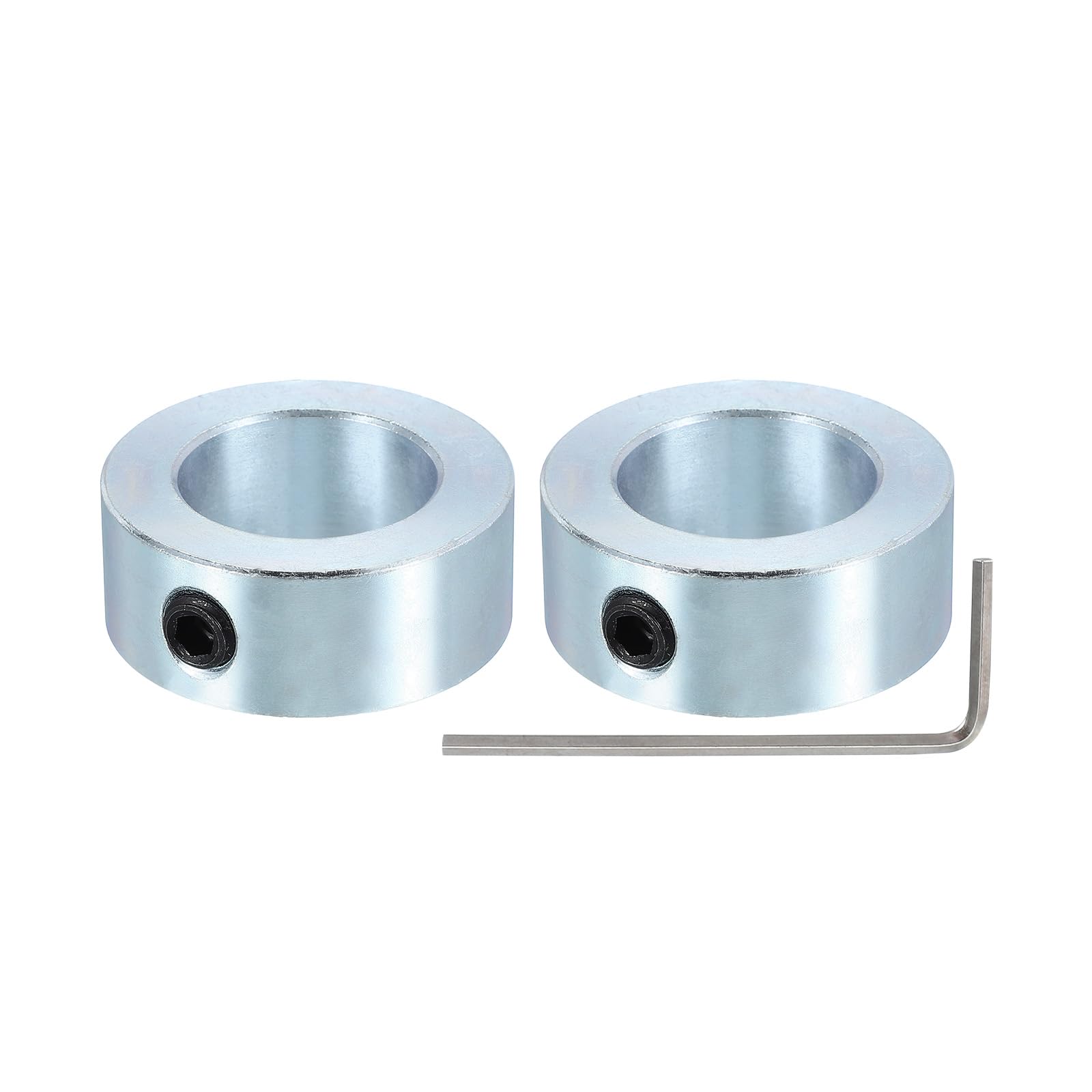 Shaft Collars - 8mm Bore, Silver -11 Shaft Collars - 8mm Bore, Silver -11