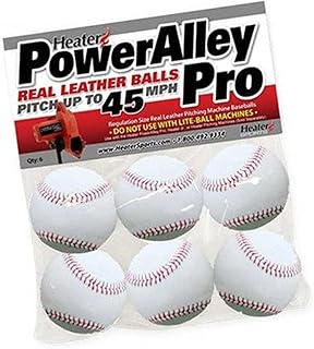 Heater Sports PowerAlley Pro Leather Pitching Machine Baseballs