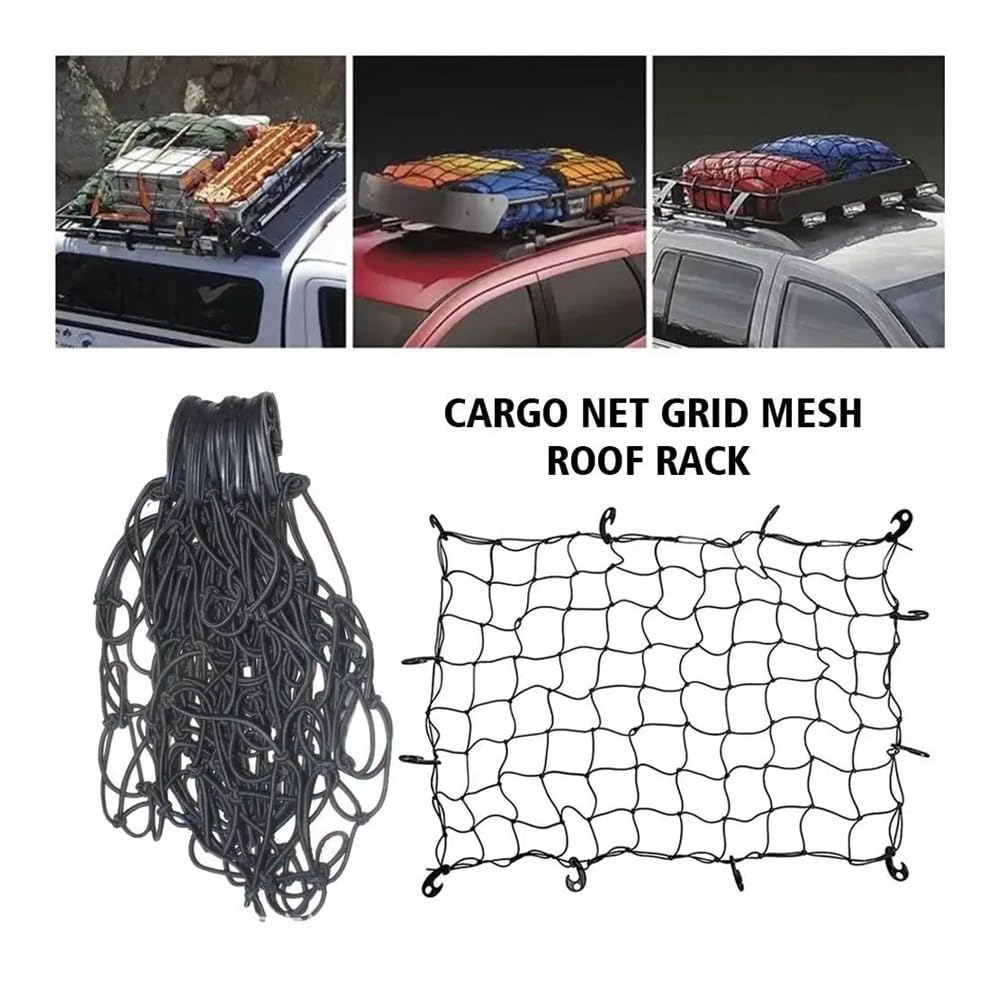 Porte-Bagages de Toit de Voiture, Filet de Chargement, Grille en Maille, Plafond intérieur, for camionnette, lit et Toit de SUV TR P5S7