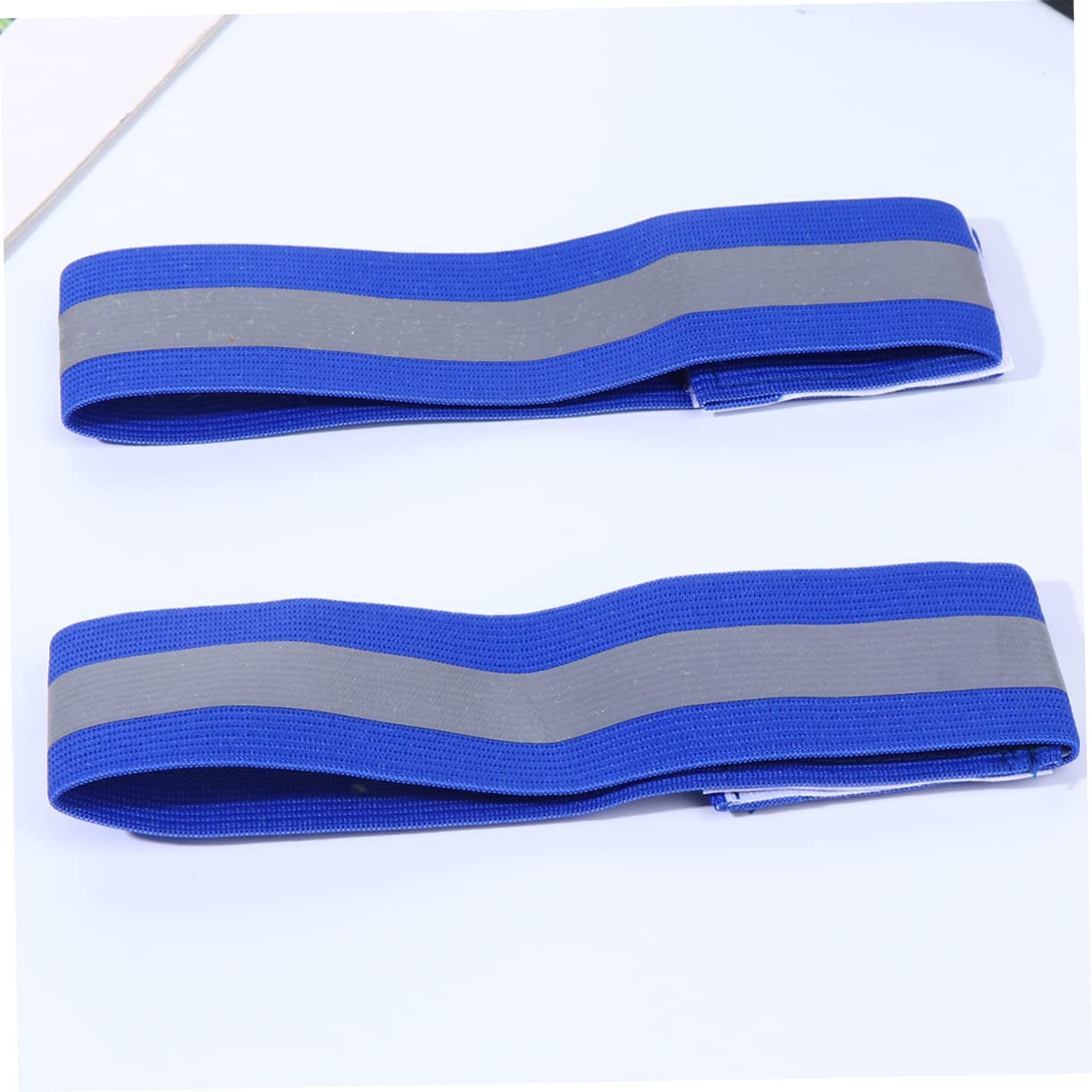YARNOW 24pièces Brassards Réfléchissants Lumineux pour Course Accessoires De Sécurité pour Jogging Et Cyclisme Milieu Sombre Bleu