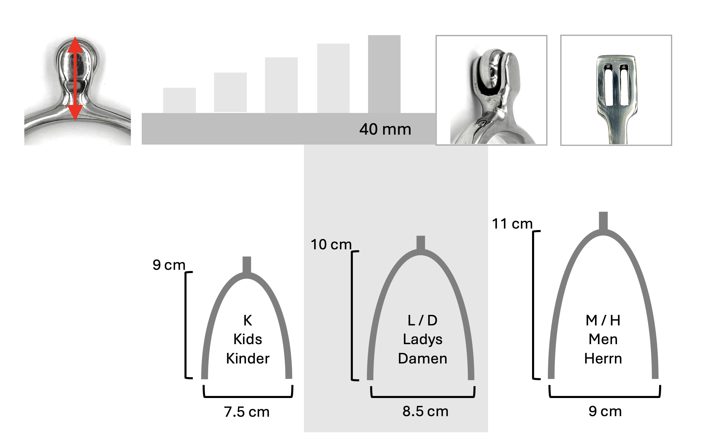Equine Smile ES1026 Ball Spores Horizontal Ball Wheel Equestrian Spurs Riding Spurs Track High Quality Stainless Steel (Ladies 25mm) - Image 4