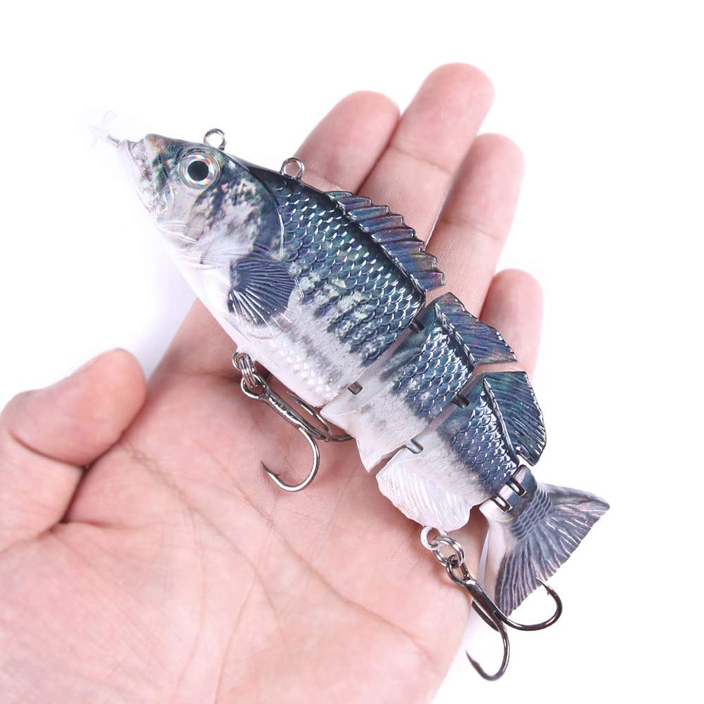 Leurre de pêche électrique, appât Artificiel wobbler Chargement USB appât bionique 3D pour la Plupart des Types de Poisson leurre de pêche électrique