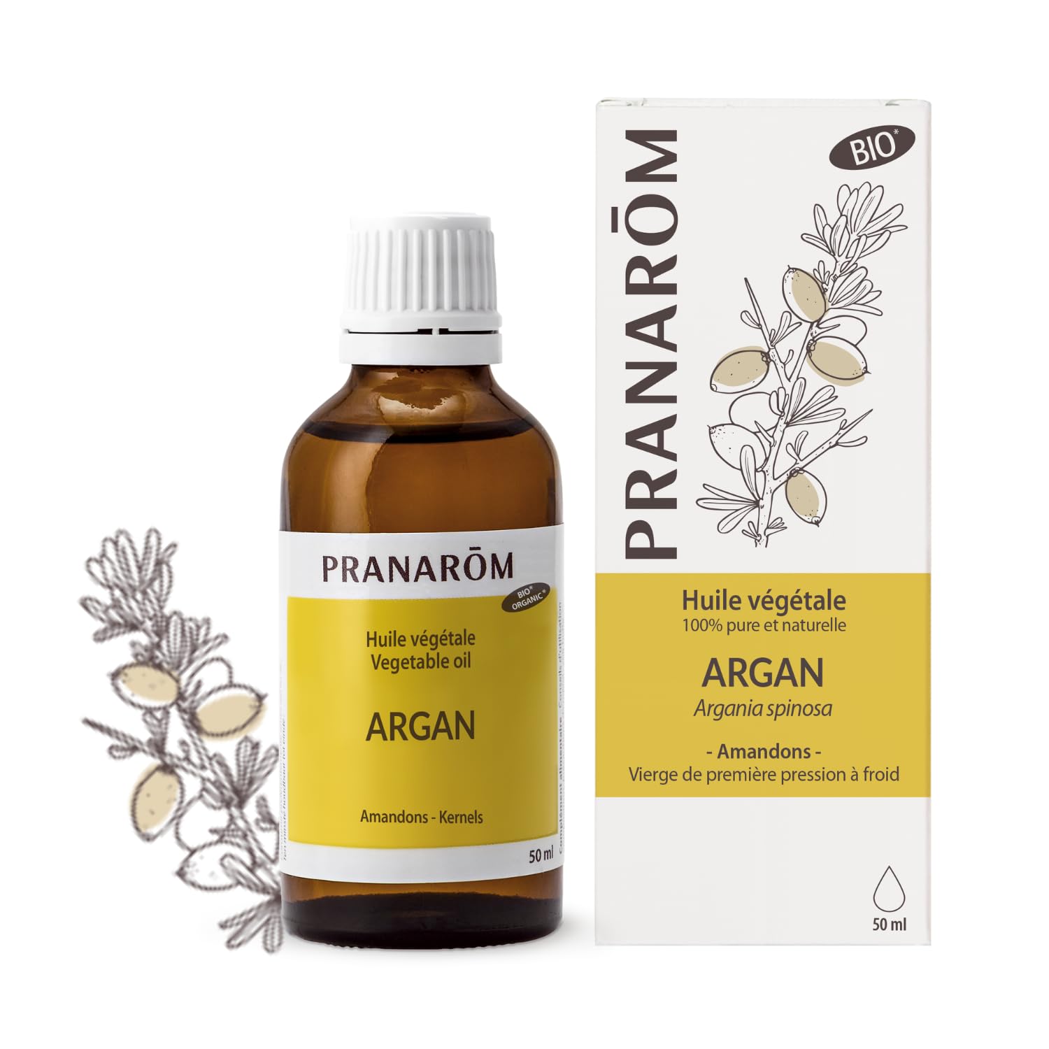 Aceite Veg Argan Bio 50 ml Pranarom