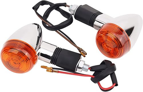 Miniatura 5 de AHL Luz de señal de giro para motocicleta compatible con Yamaha XV250 XV125 no indicadores LED intermitentes