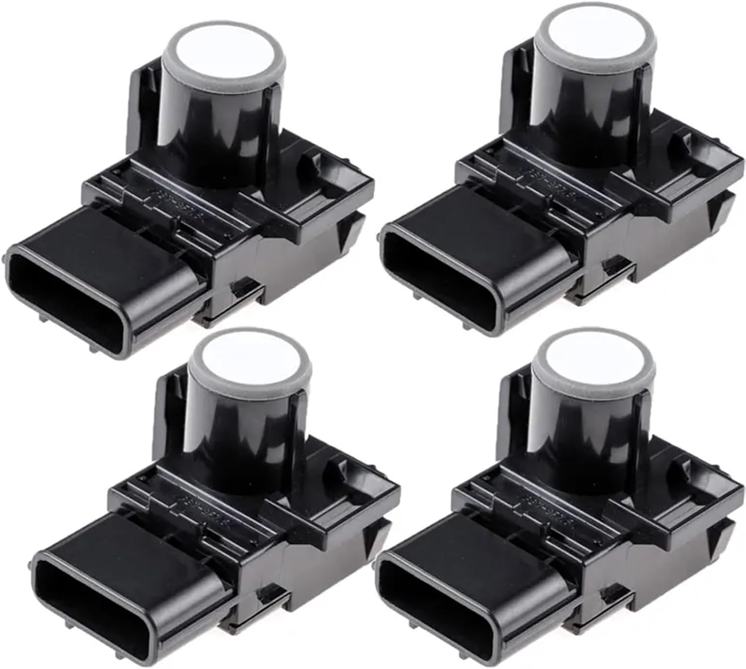 4Pcs Parking Assistance Parking Sensor Car OEM 39680TL0G01 39680-TL0-G01(Color:WHITE)