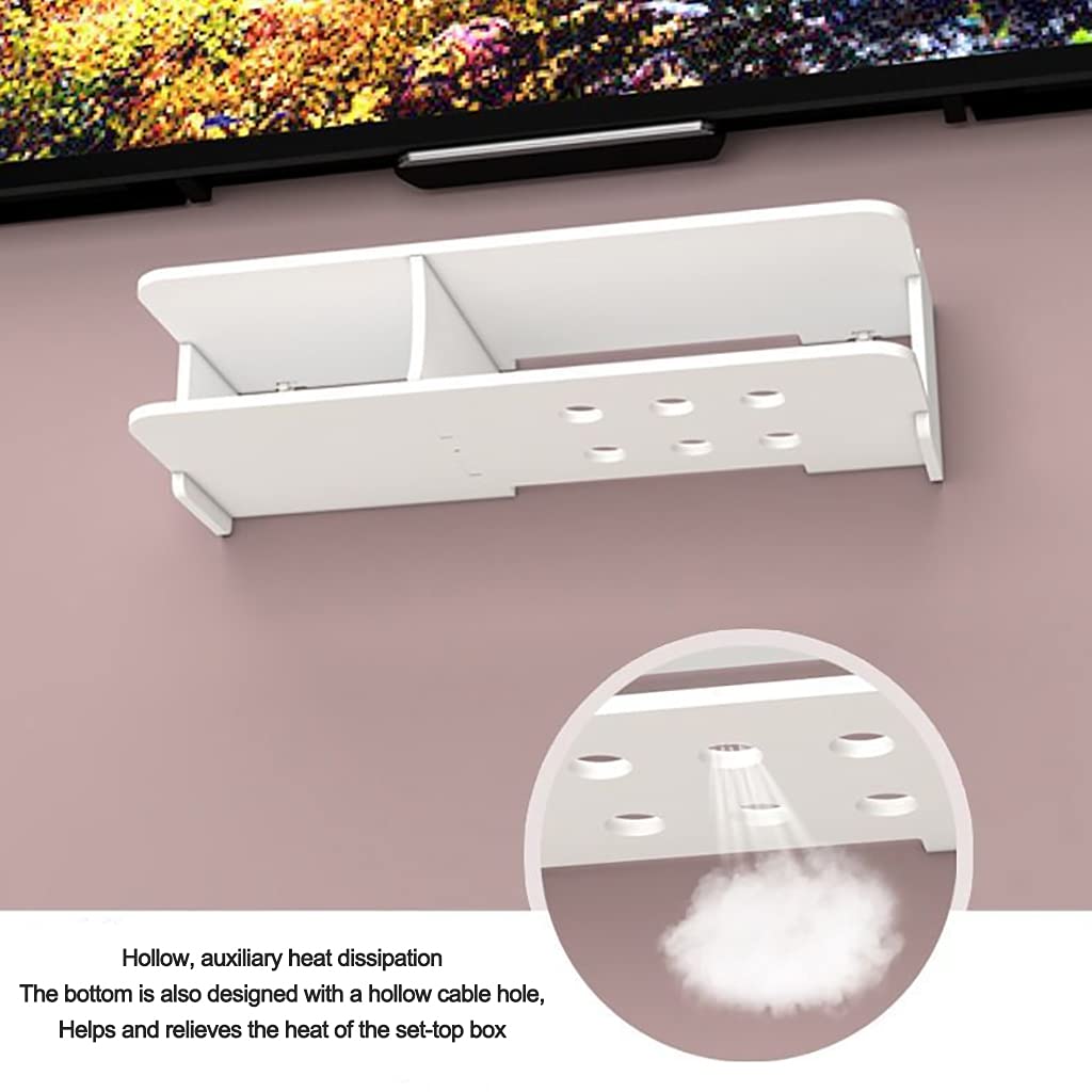 Buy Floating Shelves Used For TV Components,WIFI Router Storage Shelf