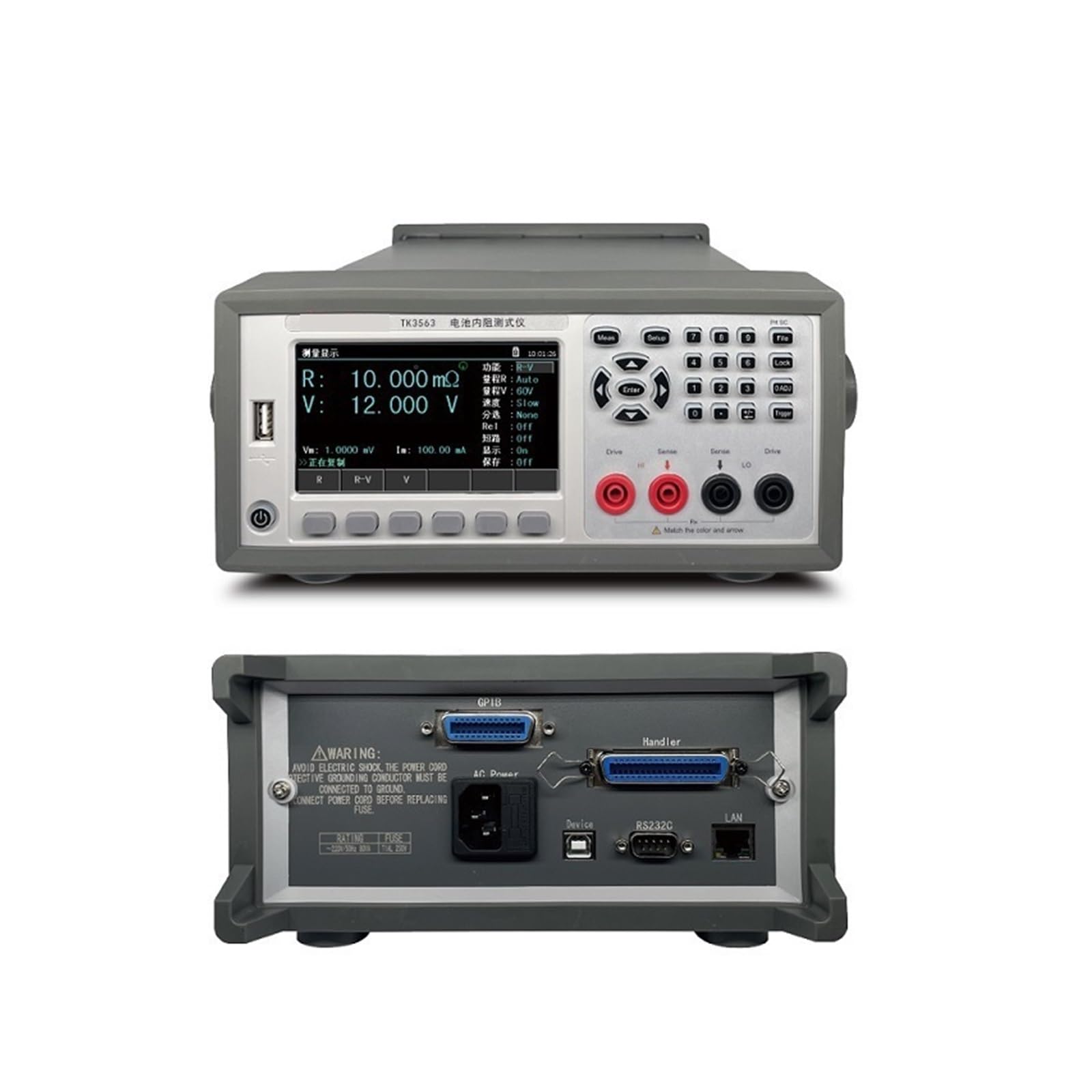 Testeur De Résistance Interne De Batterie TK3563, Testeur De Résistance Interne pour Prises domestiques, fusibles, Piles