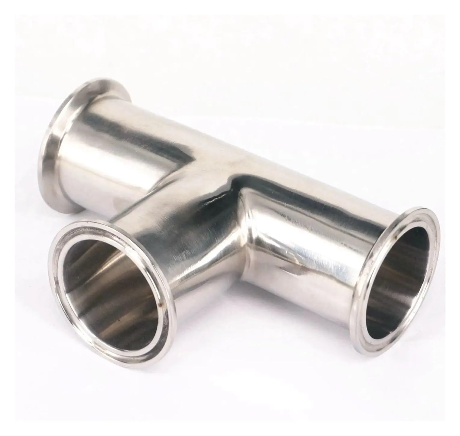 Fqhidmomx One Color Tube O/D 45Mm Tri Clamp 2" Ferrule O/D 64Mm Tee 304 Stainless Steel Connector Pipe Fitting Plumbing Fittings