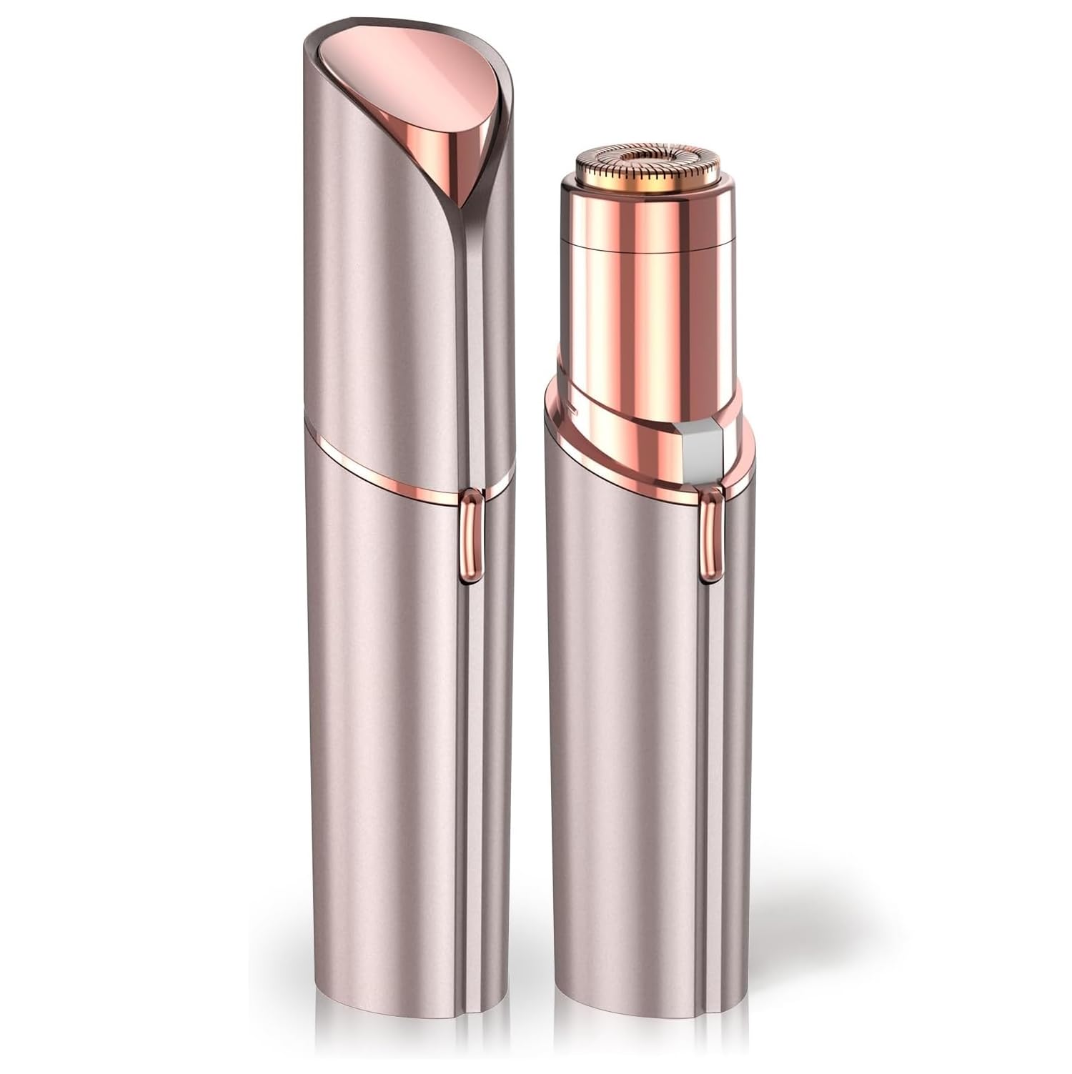 Facial Hair Removal for Women, Portable Lady Shaver, Rechargeable Painless Hair Remover for Face, Upper Lips, Chin, Peach Fuzz-Model A