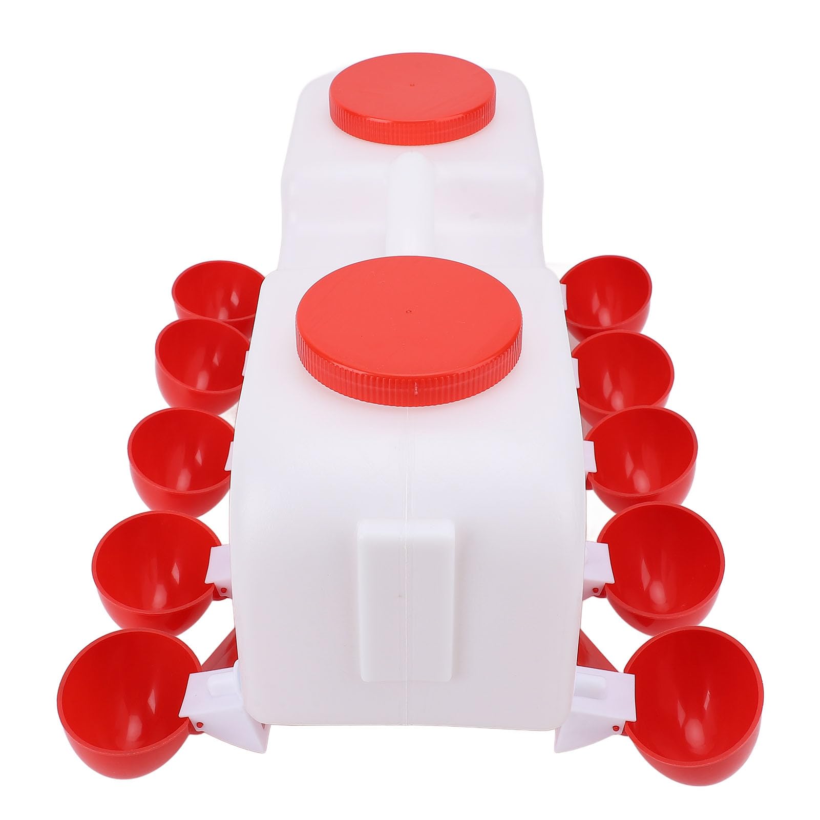 Alimentatore Automatico per Acqua per Polli, Abbeveratoio per Pollame di Grande capacità con Base Stabile in Materiale ABS per Polli, Anatre, Oche