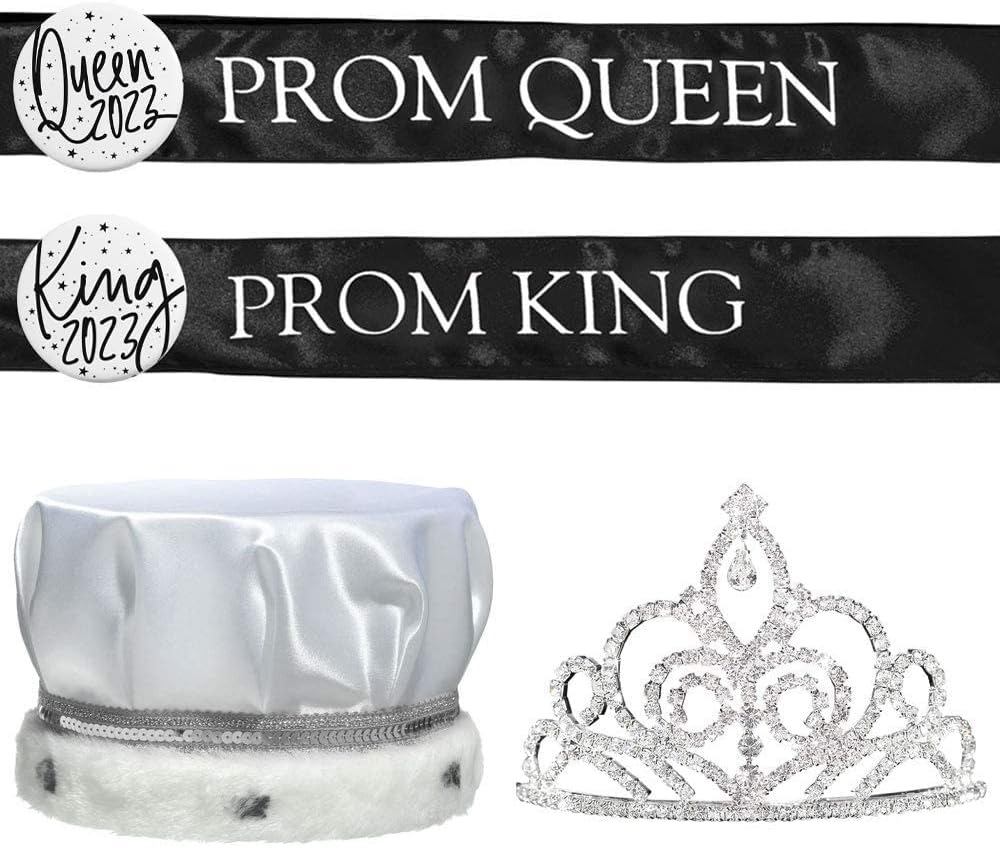 Anderson's Prom 2023 Royalty Set with Sutton Tiara, White