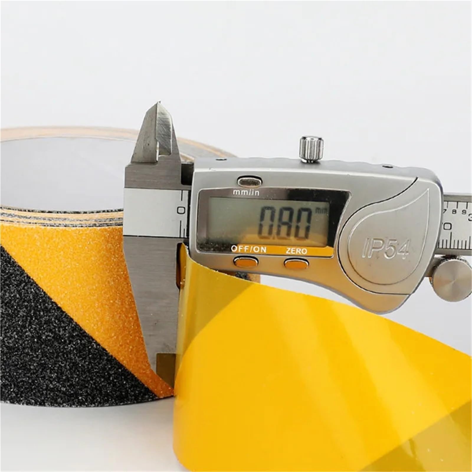 Nastro adesivo abrasivo in PVC da 5 m for scale Rampe antiscivolo for interni ed esterni per Scale(Balck-Yellow,5CM)