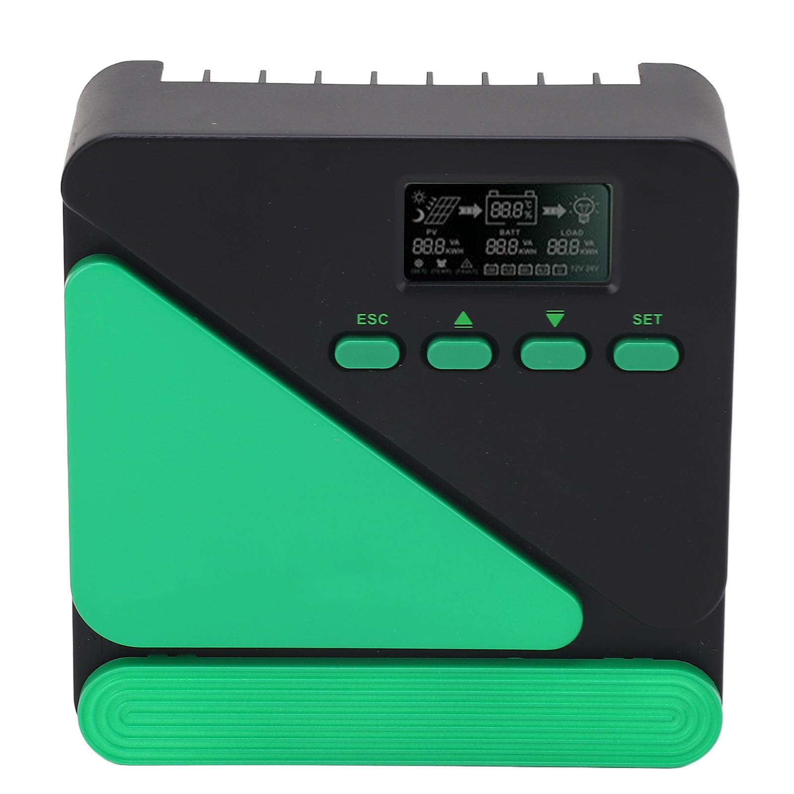 Contrôleur de Charge Solaire MPPT 12V 24V, Régulateur (10A)