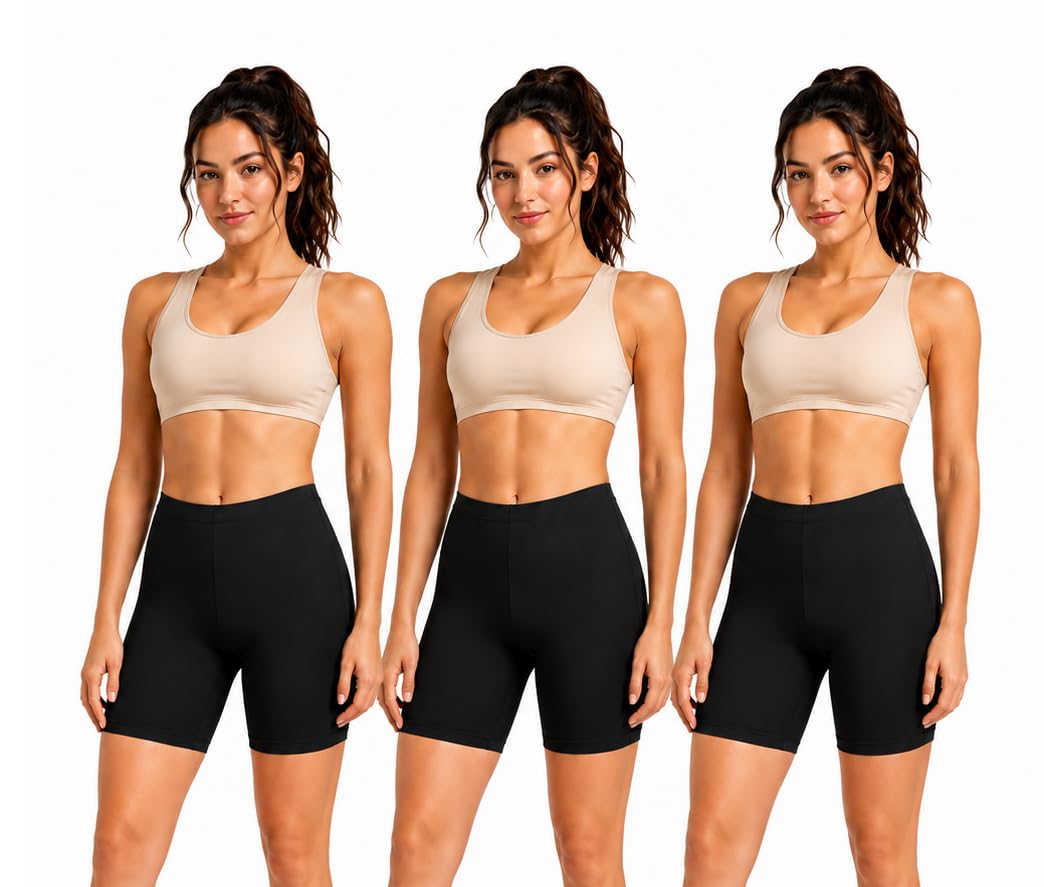 Women's High Coverage Super Combed Cotton Elastane Stretch Mid Waist Shorties-picture-13