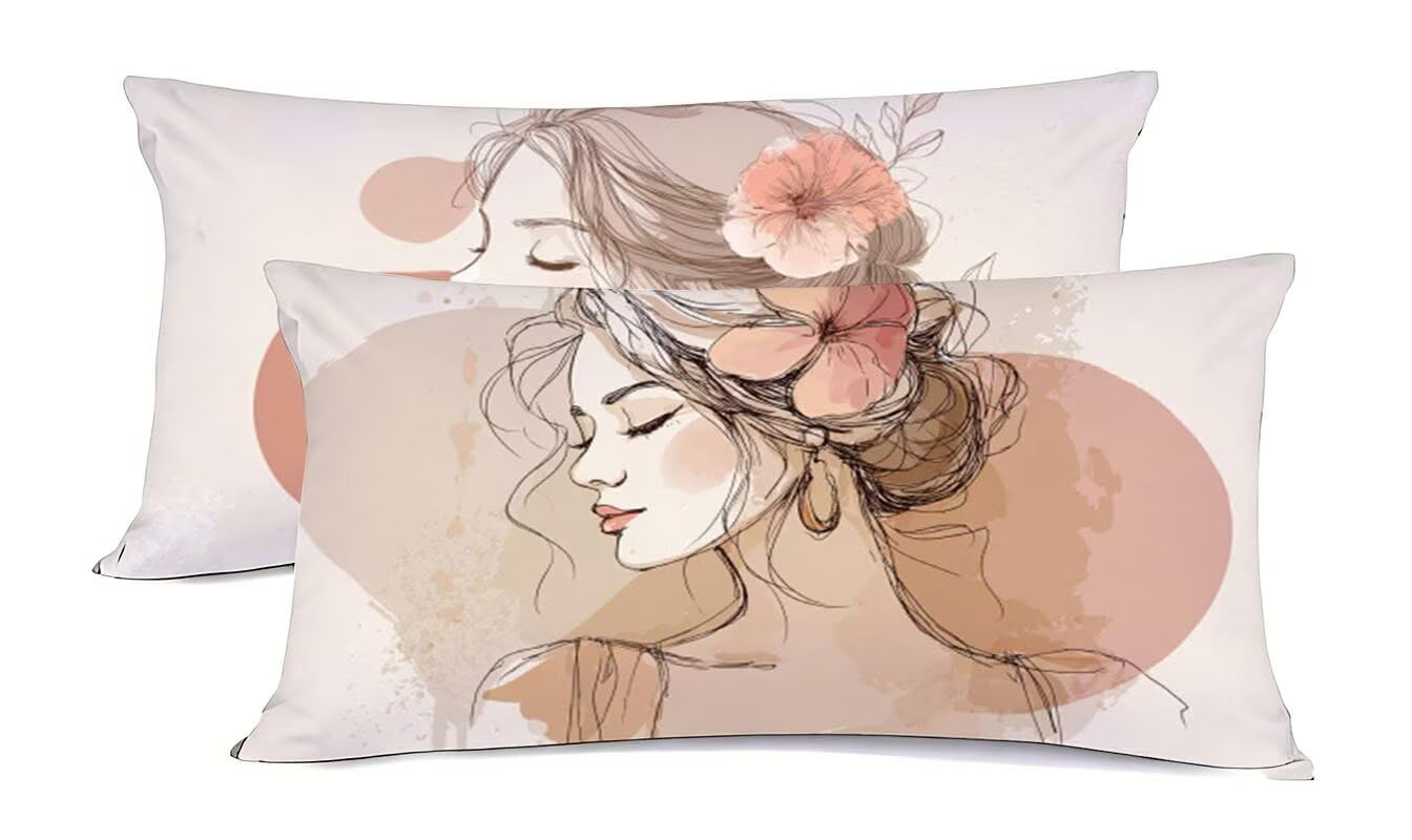Taie d'oreiller 50x75cm pour une décoration de chambre de fille cocooning