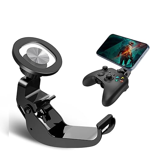 NBCP Xbox Controller Phone Mount - Gaming Phone Holder,MagSafe phone mount Magnetic for Xbox One & Xbox Series X|S Controllers