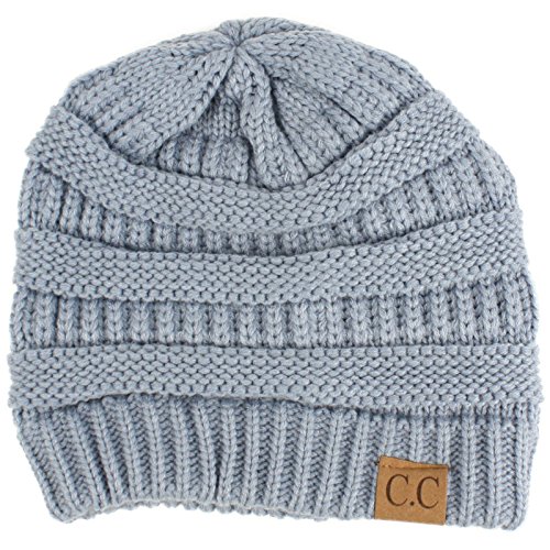 Image of Hatsandscarf CC Exclusives Solid Color Beanie Tail Hat for Adult (MB-20A)