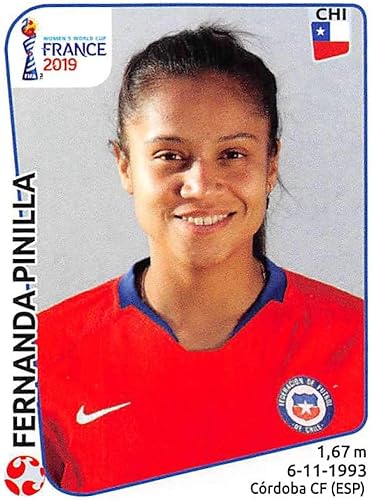 2019 Panini FIFA Women's World Cup France Album Stickers (Individual Sticker Only) Soccer #451 Fernanda Pinilla Chile 2 Inch by 2 12 Inch 2019 Panini FIFA Women's World Cup France Album Stickers (Individual Sticker Only) Soccer #451 Fernanda Pinilla Chile 2 Inch by 2 12 Inch