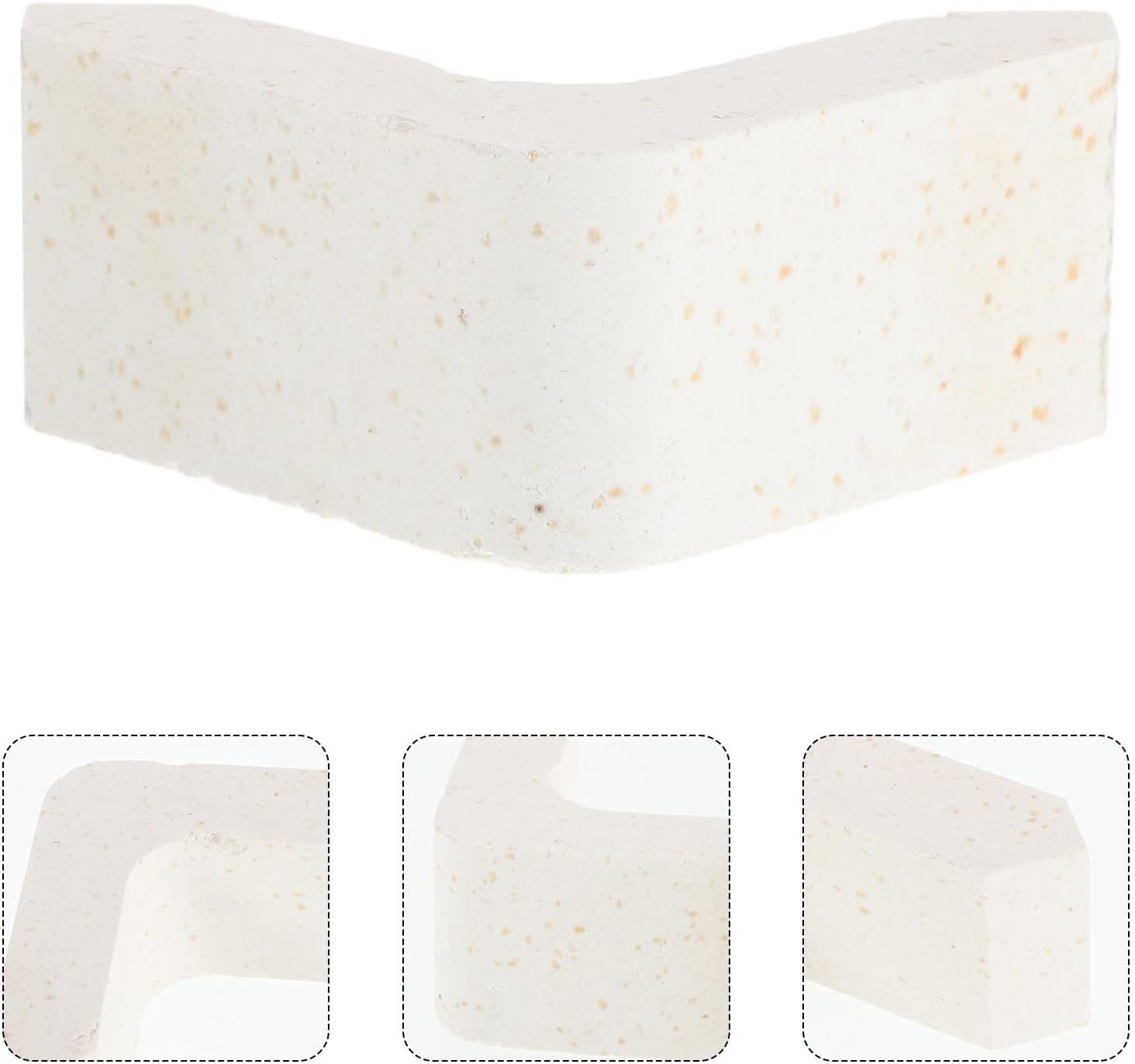 SHOWERORO L-Shaped Stone Kiln Pillar Support Tool for Pottery Firing Efficient Layered Firing Accessory Sturdy Kiln Shed Part for Schools Inside Use